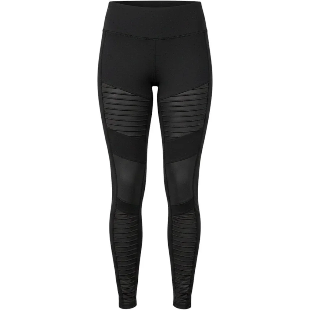 Alo Yoga Moto Legging Black Quilted Performance Activewear Pants Size XS W5434R